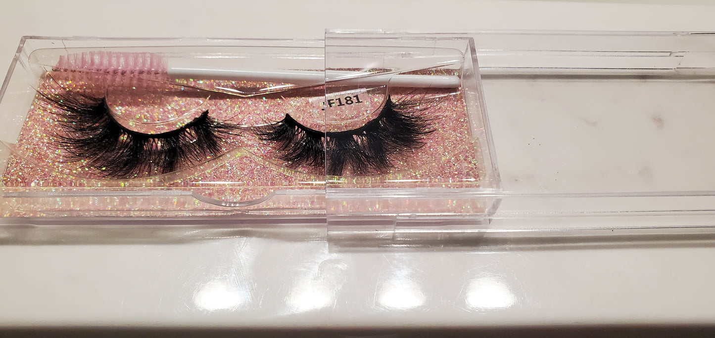 Natural eyelashes 5d fluffy full strip faux mink eyelashes black cotton band false eye lashes