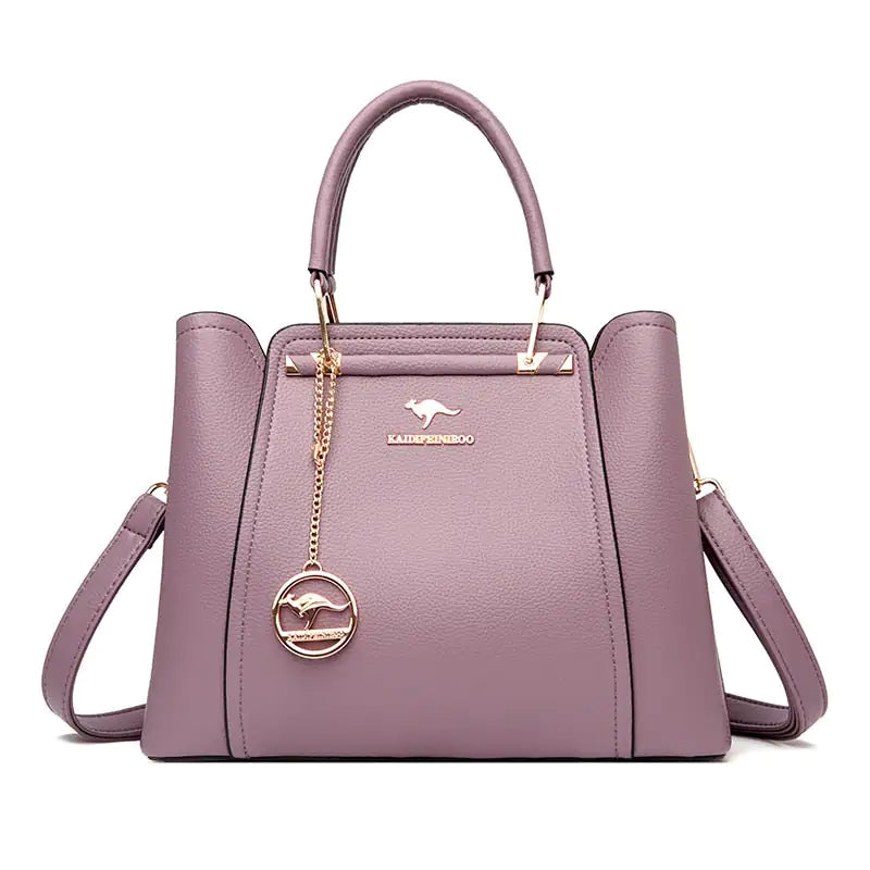 Women's Classic Leather Bag - Aussie